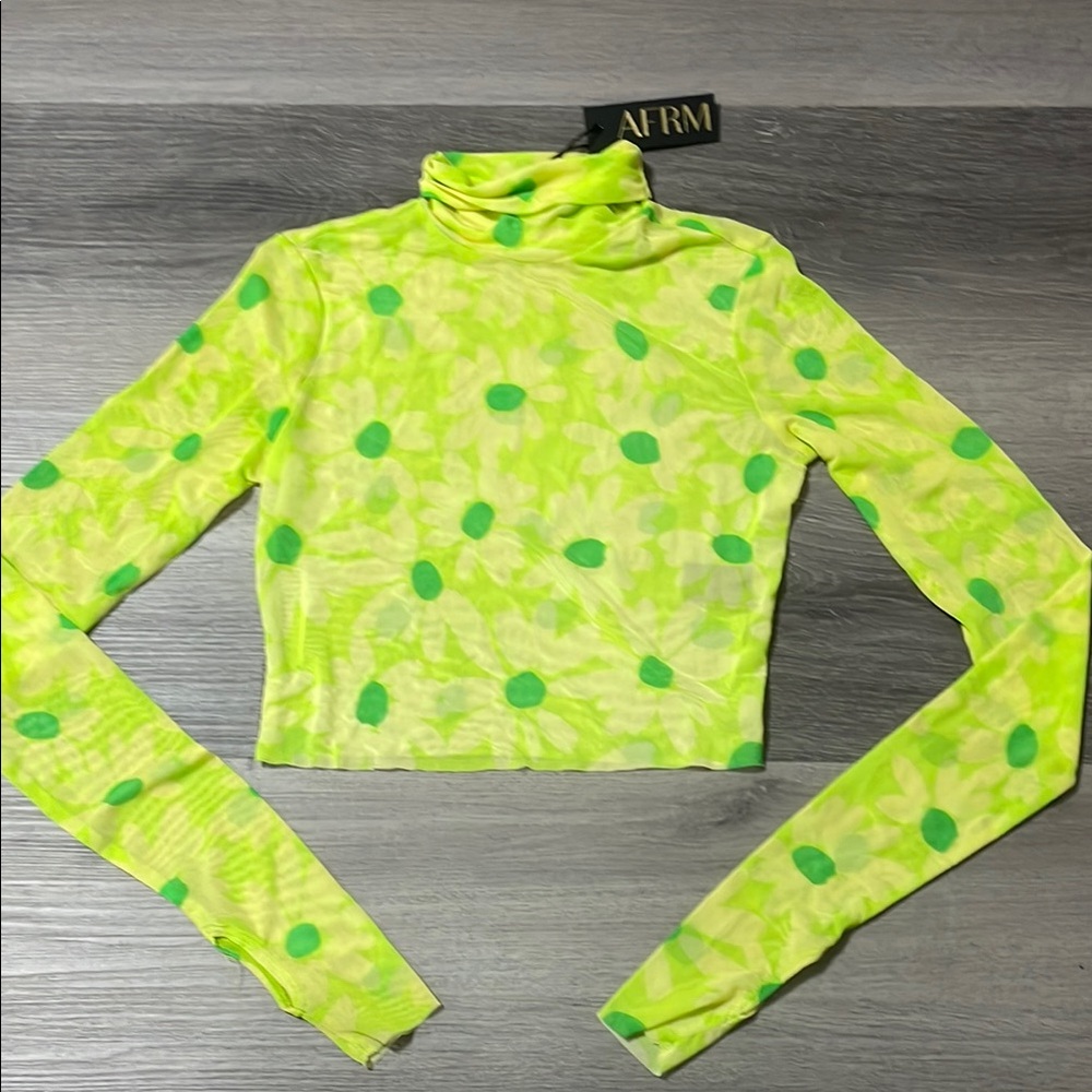 AFRM Neon Crop Top